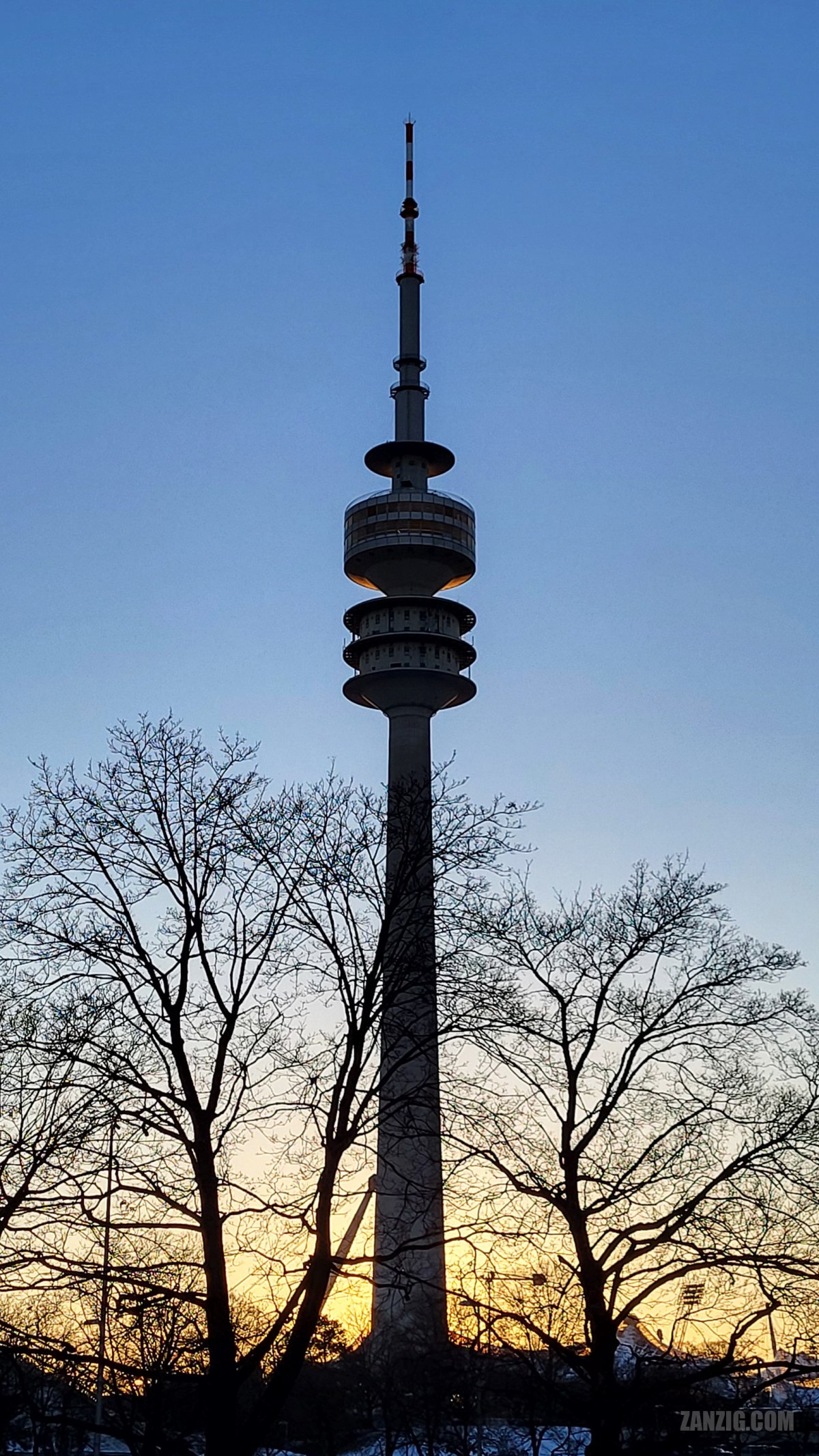 Sunset, TV Tower, Munich,&nbsp;Germany