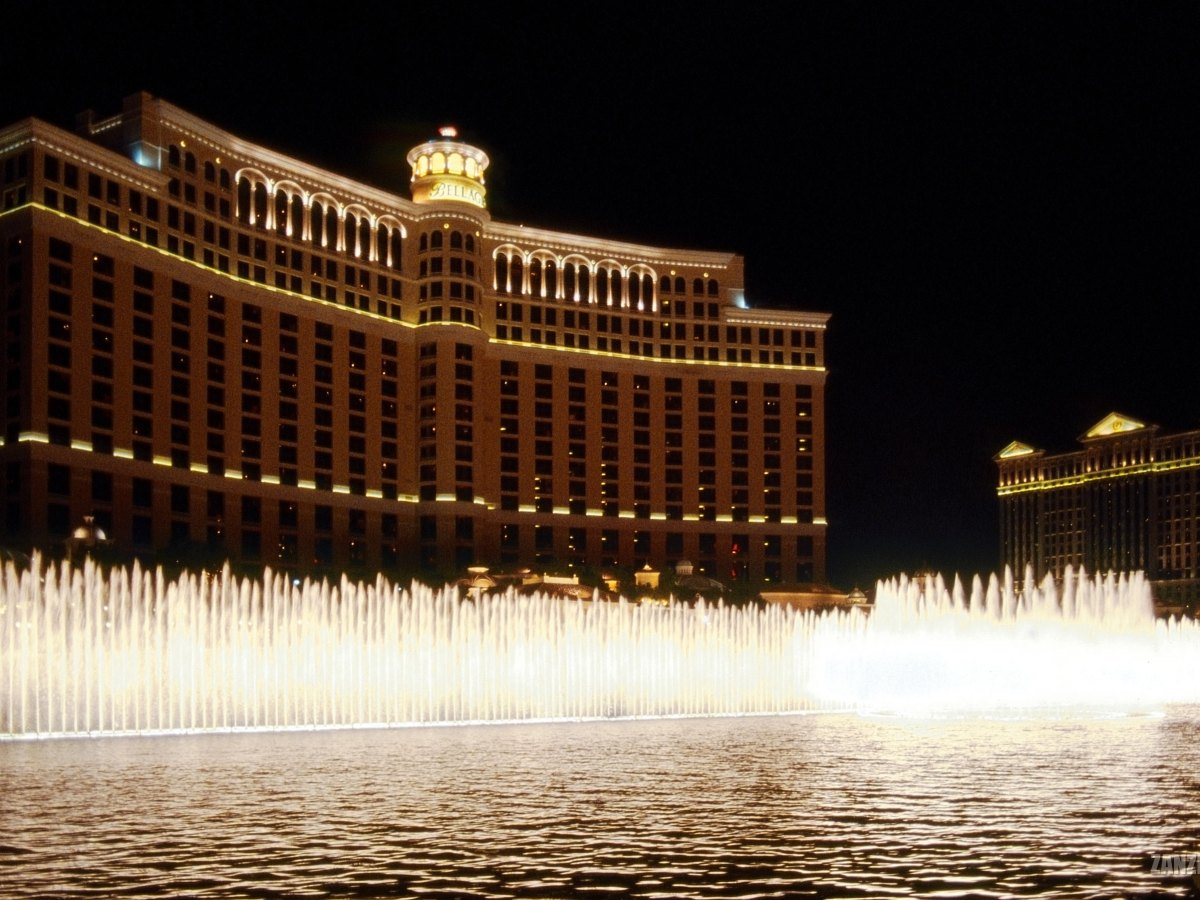 Bellagio at Night, Las Vegas,&nbsp;NV
