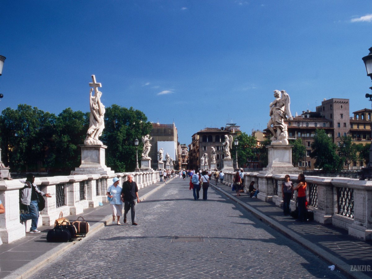 Ponte Sant’Angelo, Rome,&nbsp;Italy