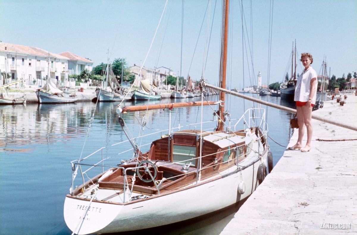 Porto Canale, Rimini, Italy,&nbsp;1958