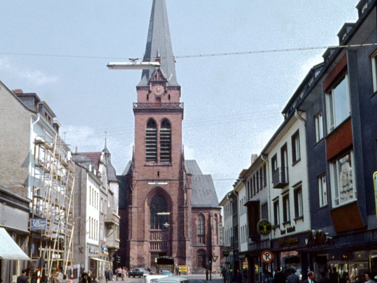 Heilig Kreuz Kirche, Bad Kreuznach, Germany, c.&nbsp;1961
