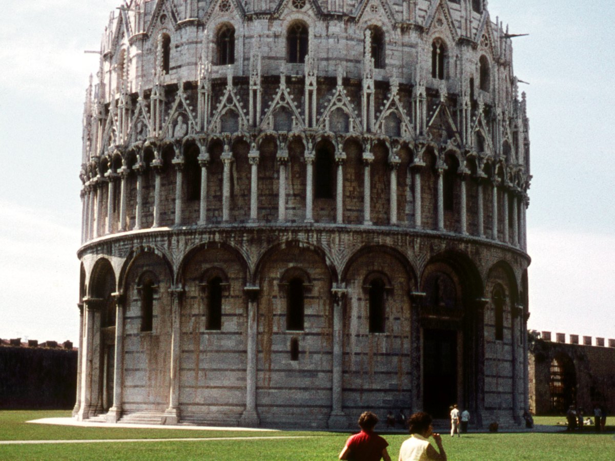 Battistero di San Giovanni, Pisa, Italy,&nbsp;1958