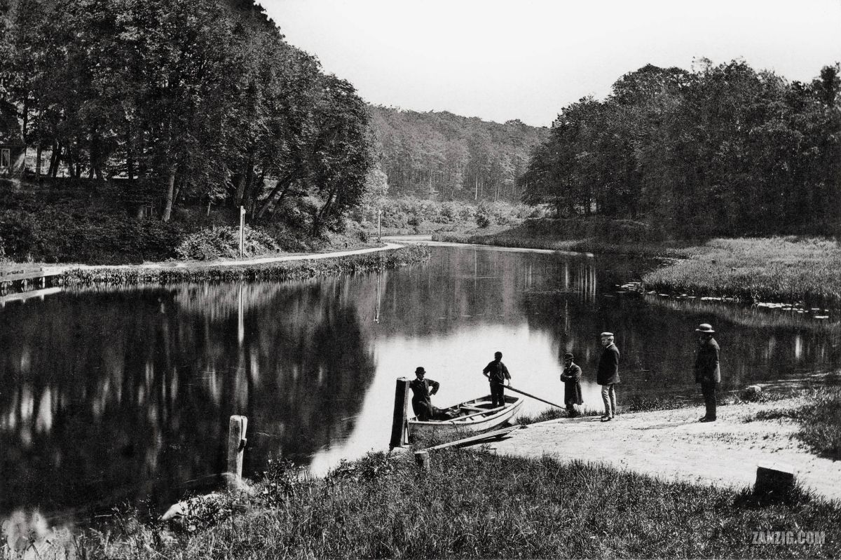 Eider Channel near Knoop, Kiel, Germany, c.&nbsp;1893