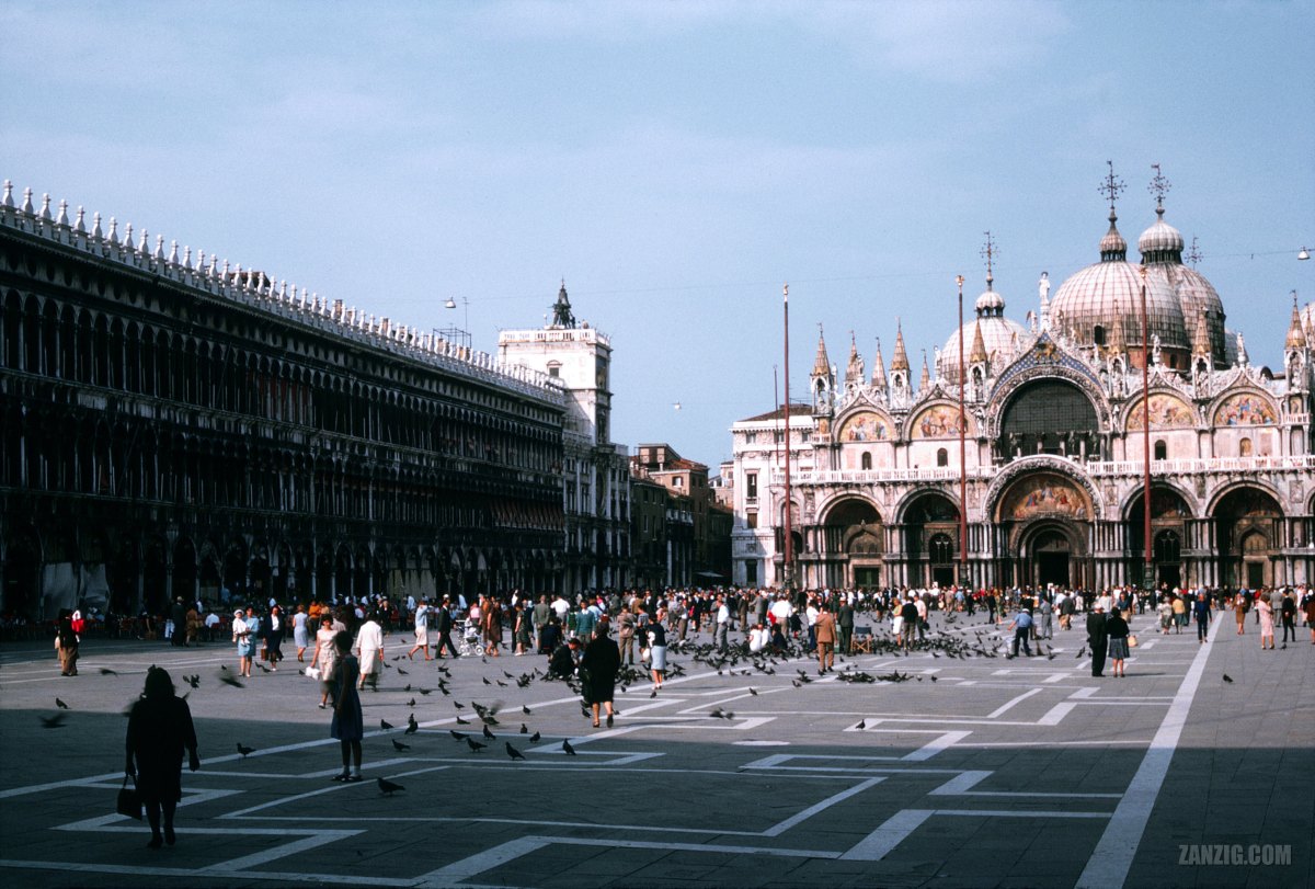 Piazza di San Marco, Venice, Italy,&nbsp;1958