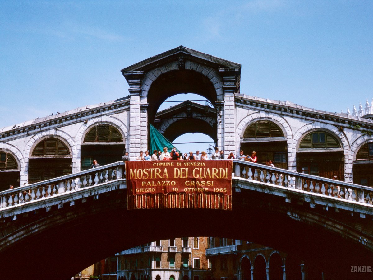 Rialto Bridge, Venice, Italy,&nbsp;1965