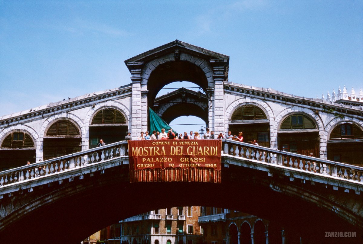Rialto Bridge, Venice, Italy,&nbsp;1965