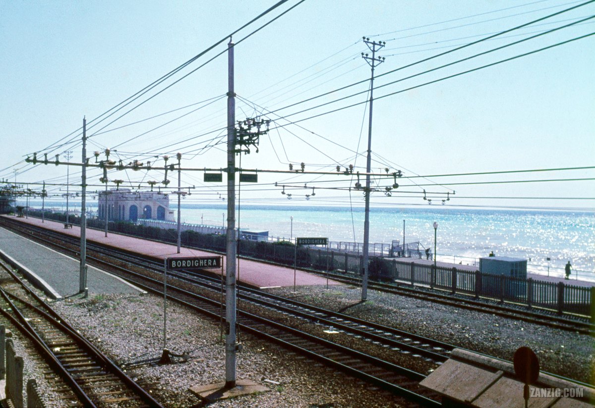Train Station, Bordighera, Italy,&nbsp;1960s