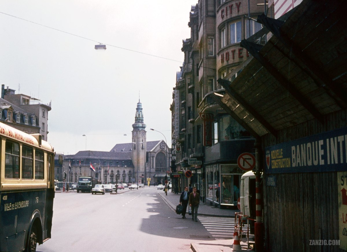 Avenue de la Liberté, Gare Luxembourg,&nbsp;1967