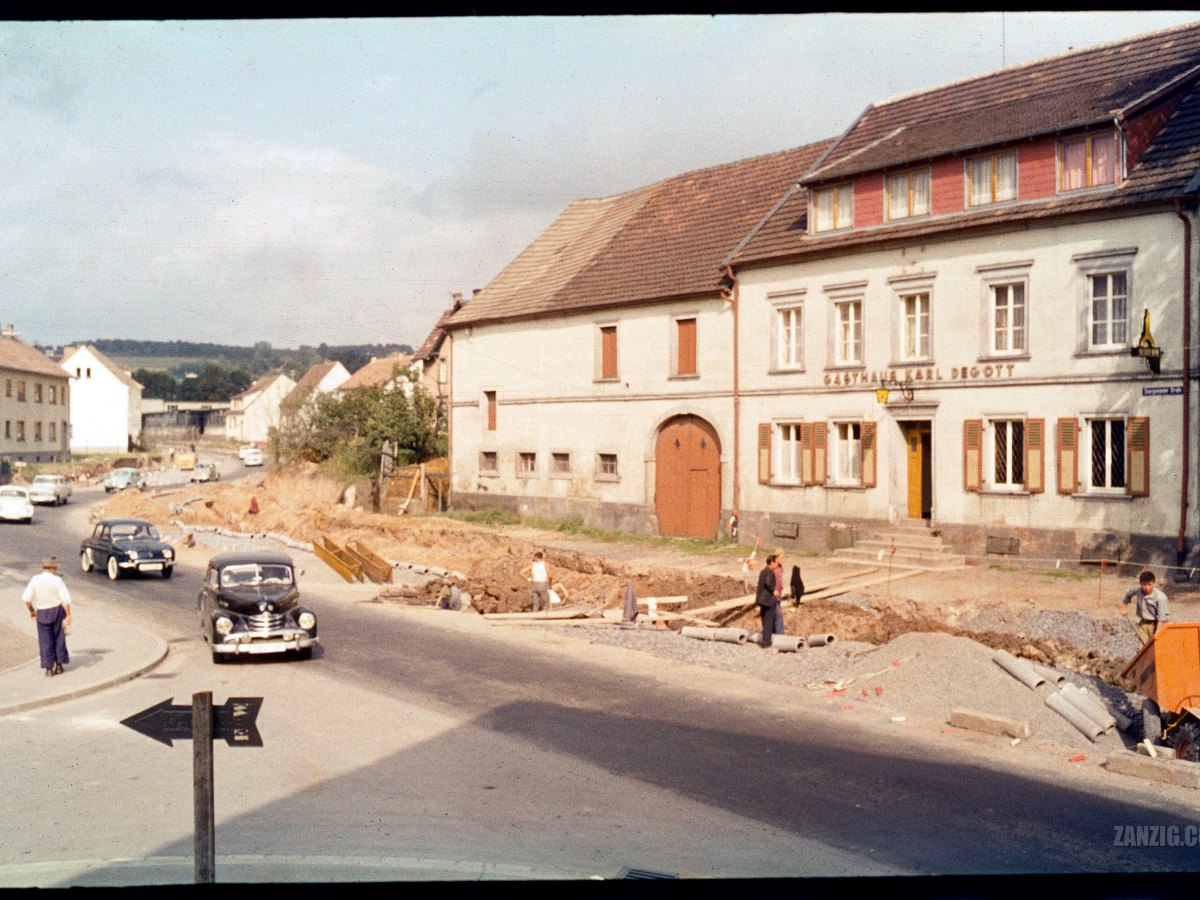 Saargemünder Straße, Saarbrücken-Bübingen, Germany, c.&nbsp;1960