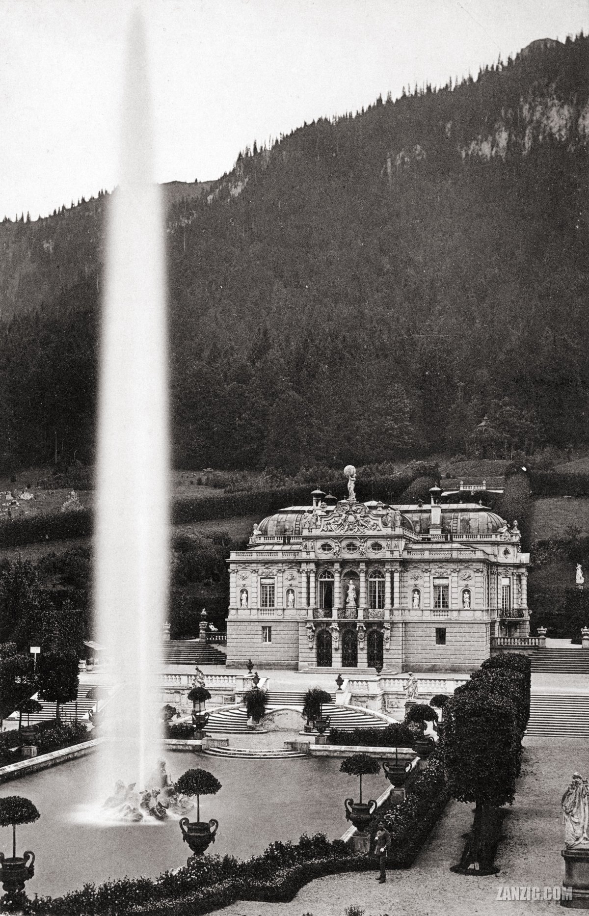 Linderhof Castle, Bavaria, Germany,&nbsp;1898