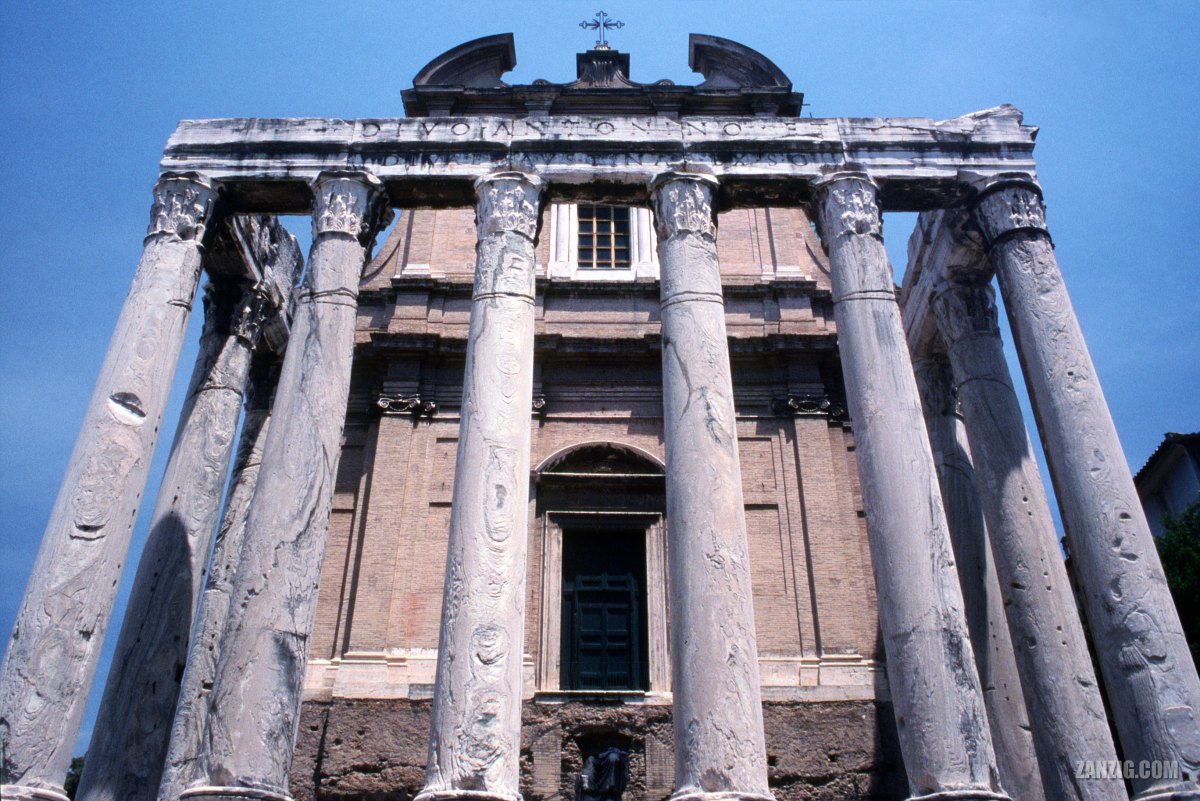 Tempio di Antonino e Faustina, Rome, Italy,&nbsp;2005