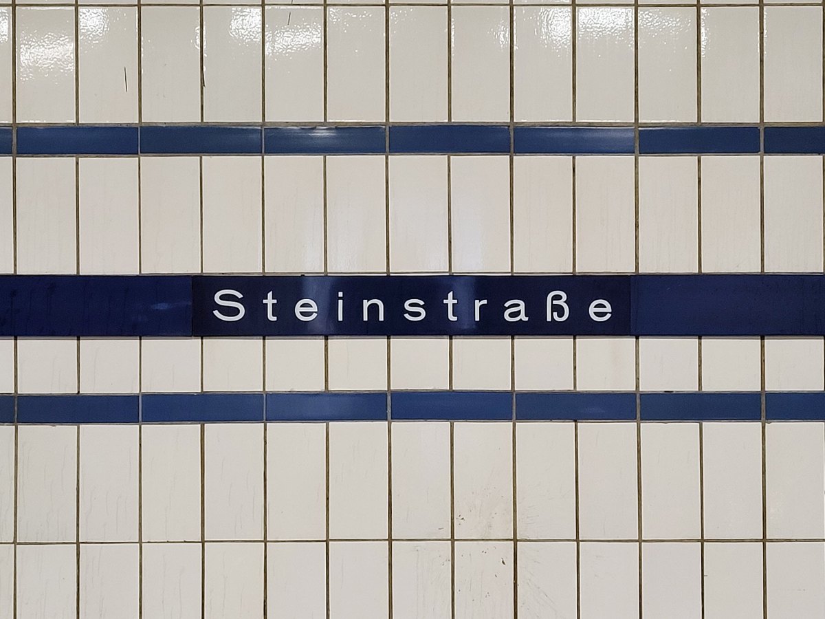 Subway Station Steinstraße, Hamburg,&nbsp;Germany