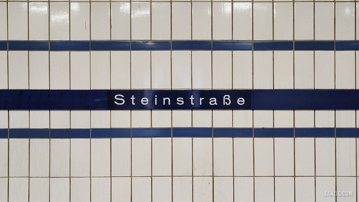 Subway Station Steinstraße, Hamburg,&nbsp;Germany