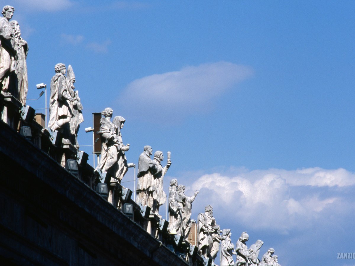 Statues, Piazza San Pietro, Rome,&nbsp;Italy