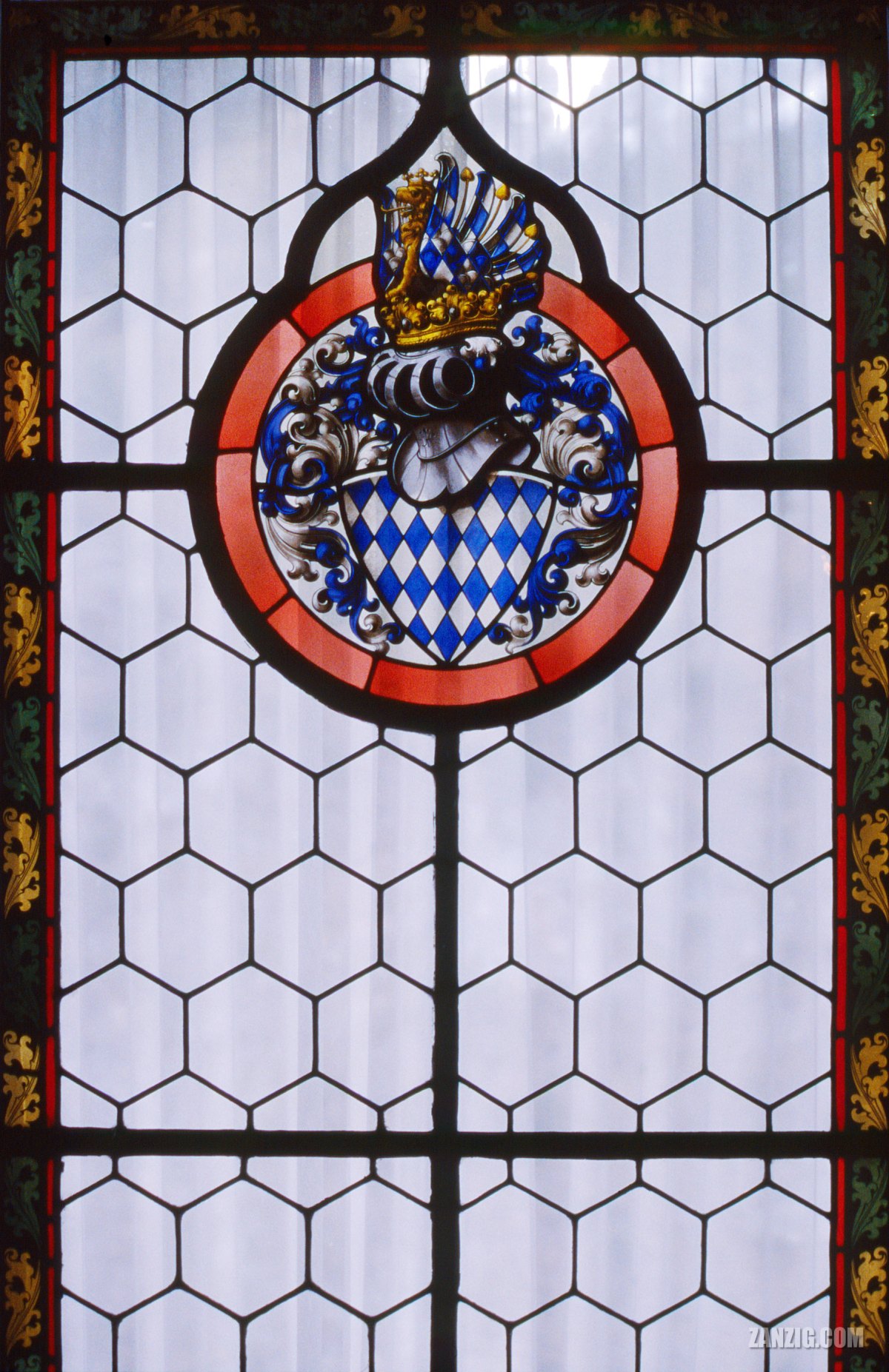 Stained Glass Window, Schloß Neuschwanstein, Schwangau,&nbsp;Bavaria